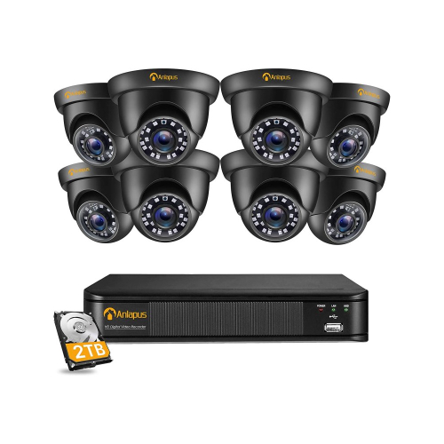 ANLAPUS Kit de cámaras de seguridad - Con visión nocturna avanzada